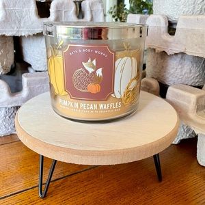 Pumpkin Pecan Waffles 3 Wick Candle BBW